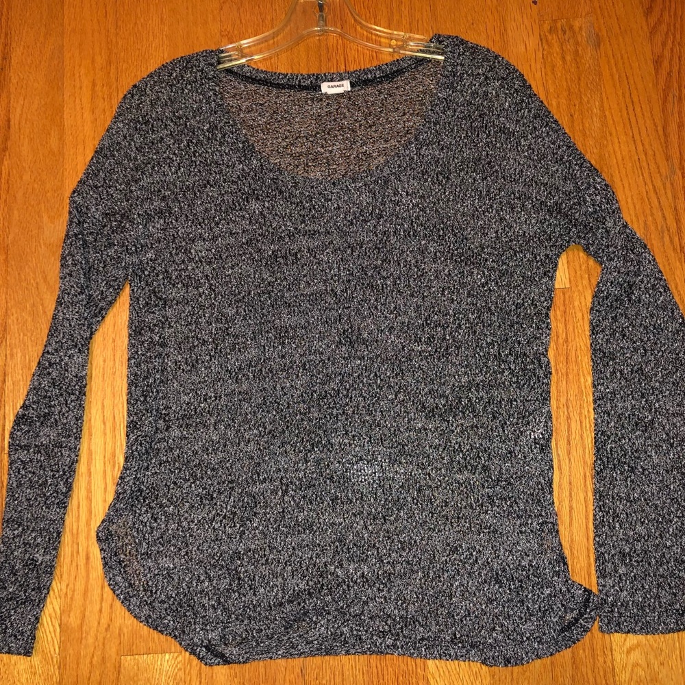 Lightweight gray pullover from Garage